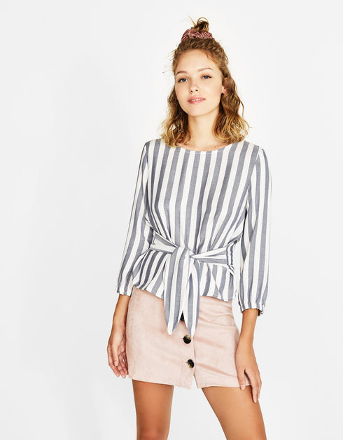 Fit Plaid Linen Shirt